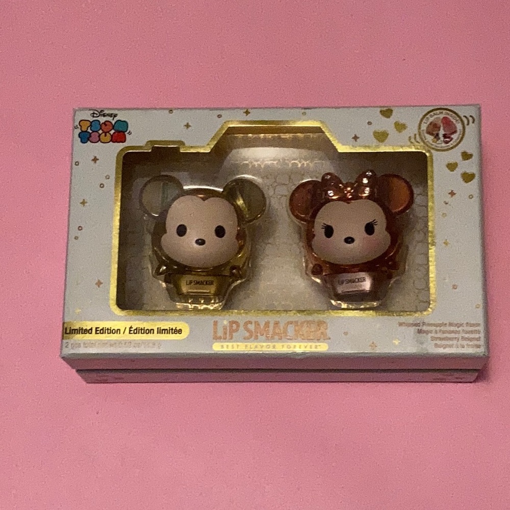 Lip Smackers limited edition Disney Tsum Tsum lip balms.